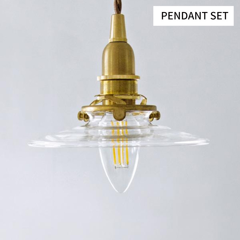 MINI GLASS SHADE CLEAR E14 SET