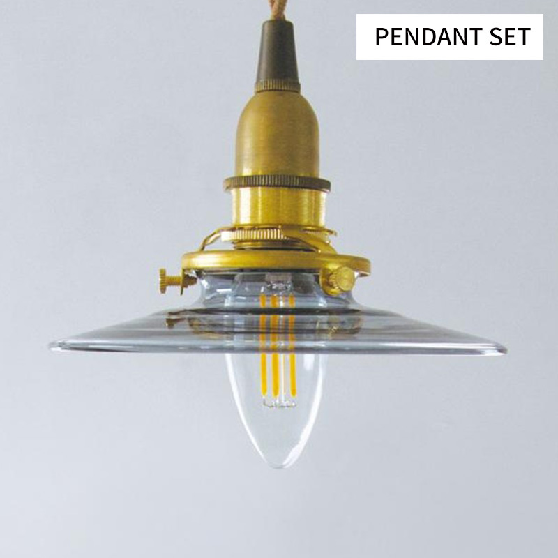 BỘ ĐÈN THỦY TINH MINI E14 XANH XÁM