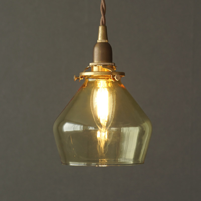 BỘ ĐÈN THỦY TINH E14 POIRE VÀNG
