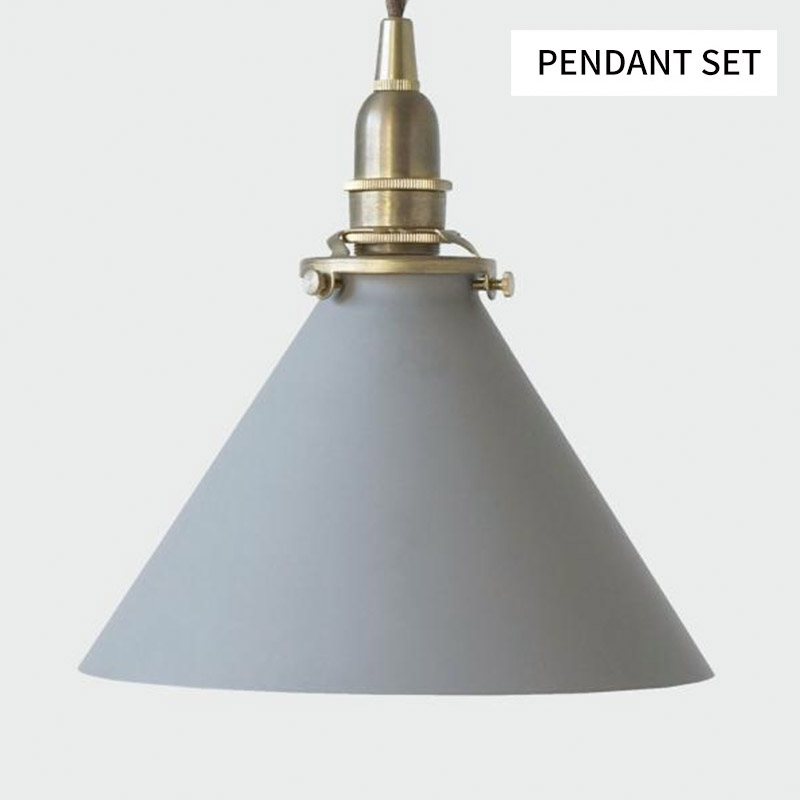 BỘ ĐÈN SẮT CORNISH E14 XÁM