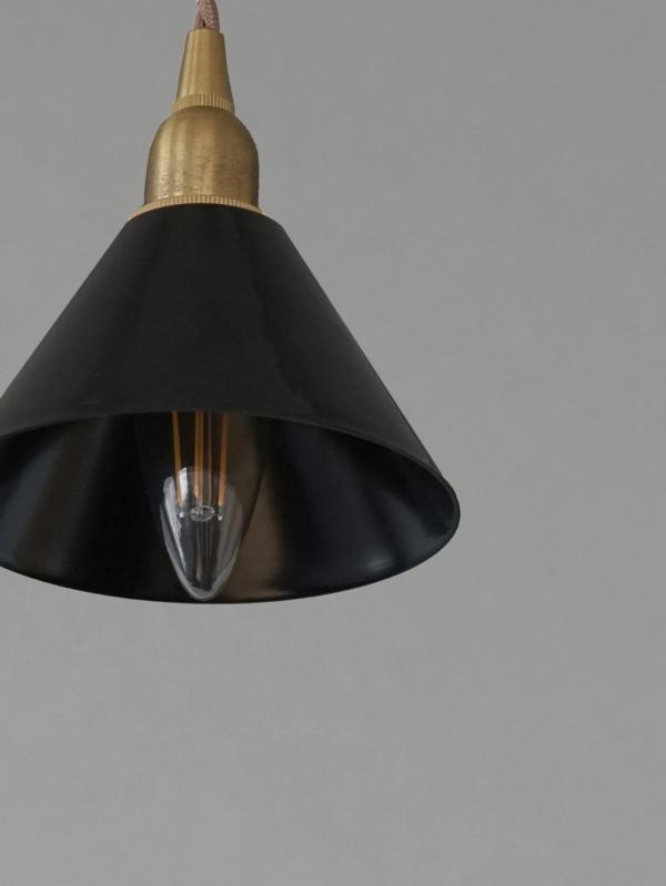 PIENI IRON SHADE CONIC BLACK E14 SET