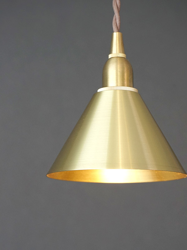 PIENI BRASS SHADE CONIC E14 SET