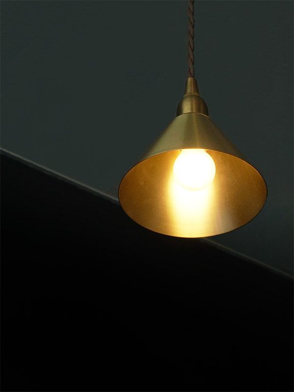PIENI BRASS SHADE CONIC E14 SET