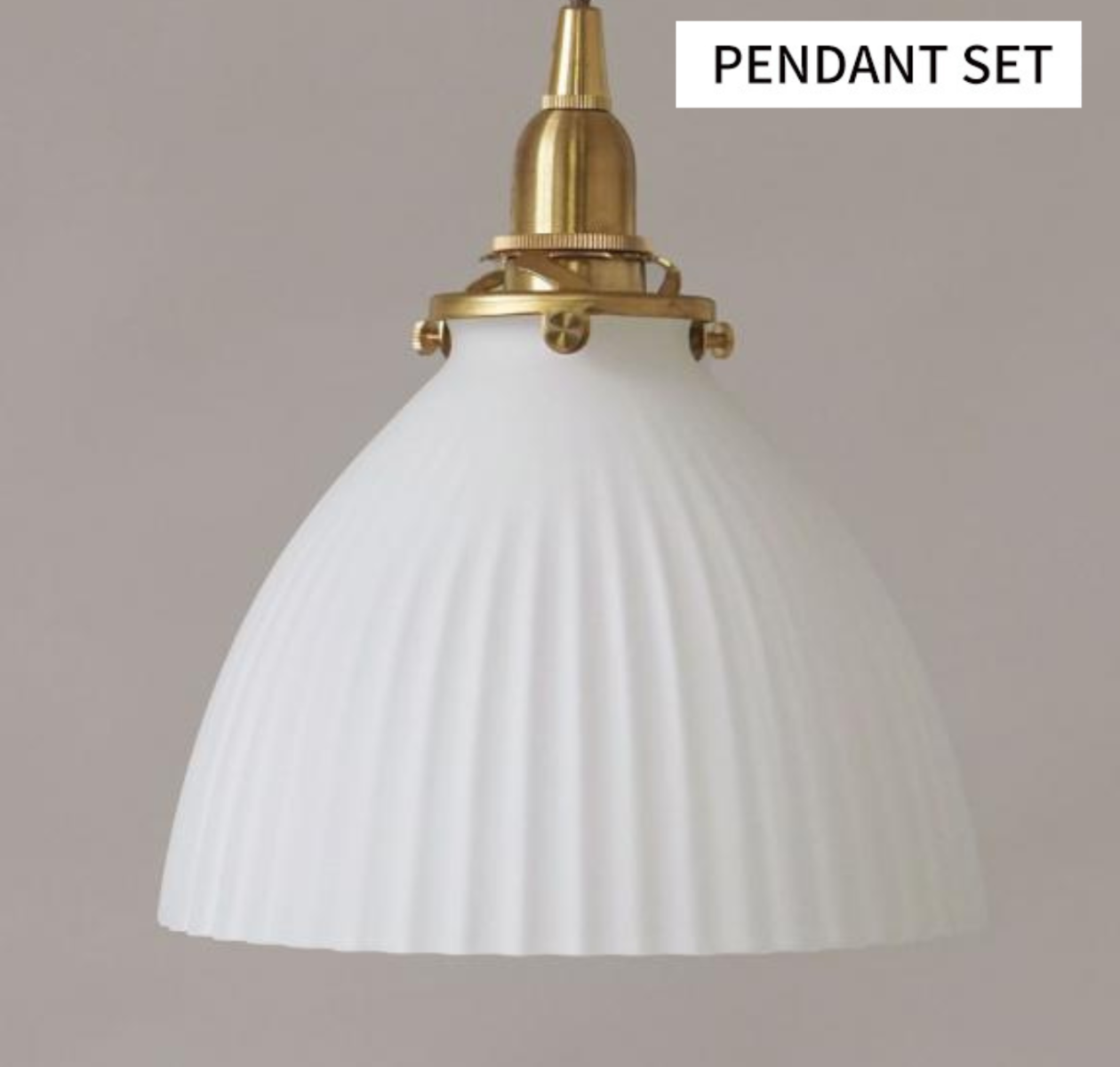 SHELL SHADE CONICAL E14 SET