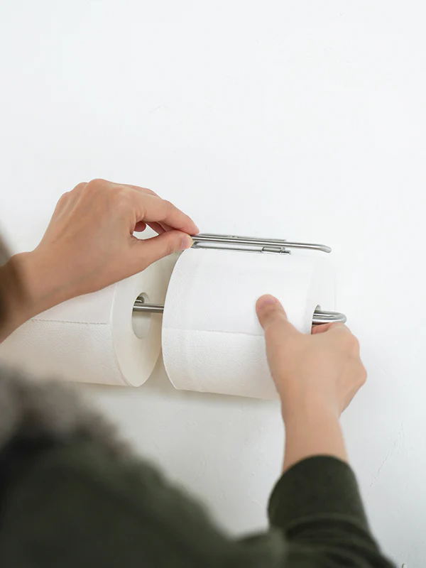 ren Giá Thép Treo Giấy Vệ Sinh Đôi ( Tạm hết hàng )