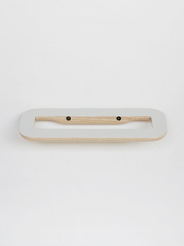 rum GIÁ GỖ TREO KHĂN S MÀU XÁM