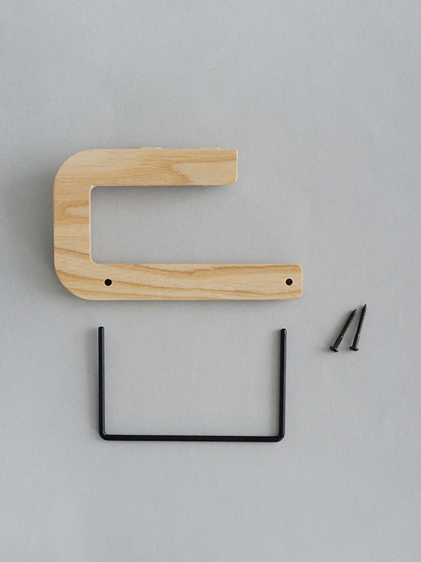 rum GIÁ GỖ TREO GIẤY VỆ SINH ĐƠN MÀU TỰ NHIÊN