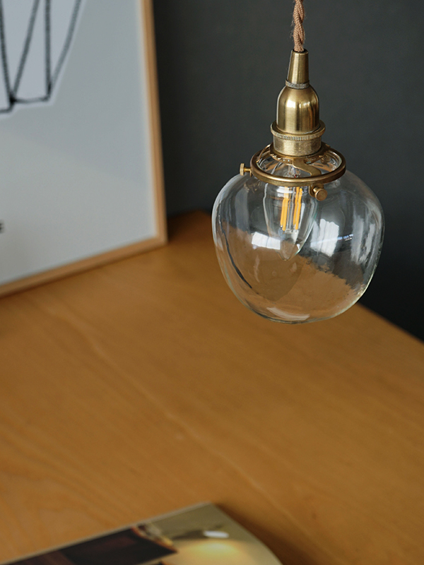 GLASS SHADE POMME CLEAR