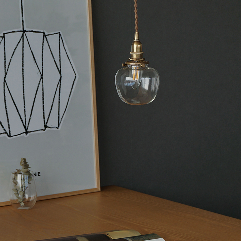 GLASS SHADE POMME CLEAR