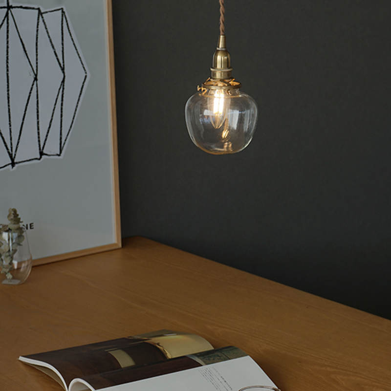 GLASS SHADE POMME CLEAR