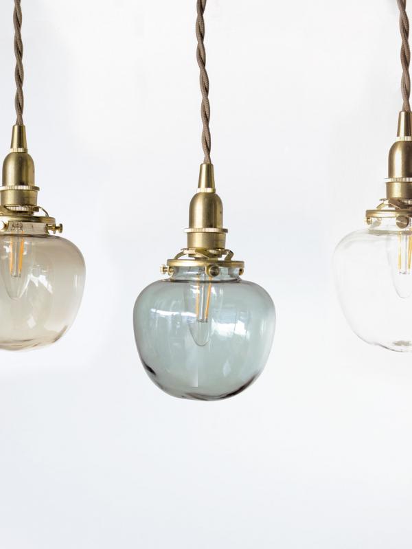 GLASS SHADE POMME BROWN