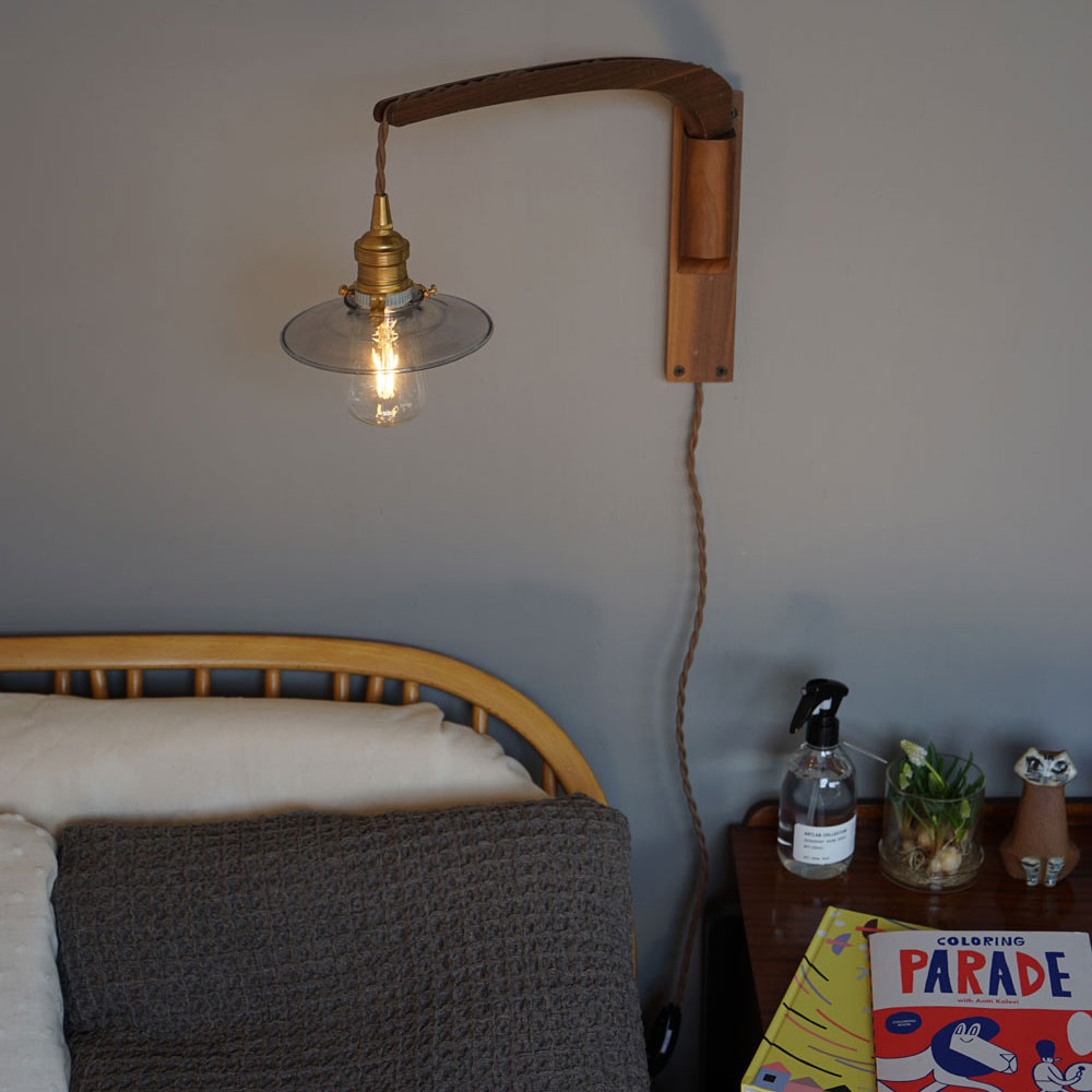 MINI GLASS SHADE BLUE GRAY