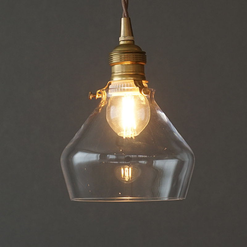 GLASS SHADE POIRE CLEAR