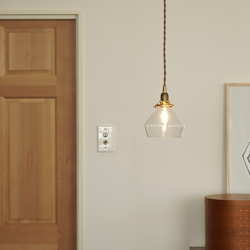 GLASS SHADE POIRE CLEAR