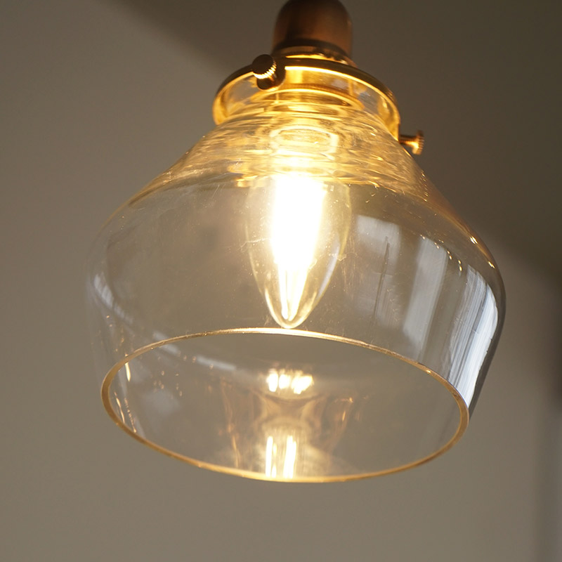 GLASS SHADE POIRE CLEAR