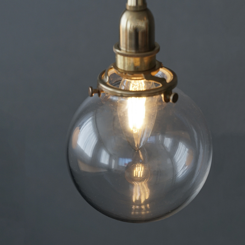 MINI GLASS SHADE ROUND CLEAR