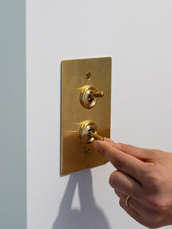 BỘ 1 CÔNG TẮC GẠT, ỐP ĐỒNG