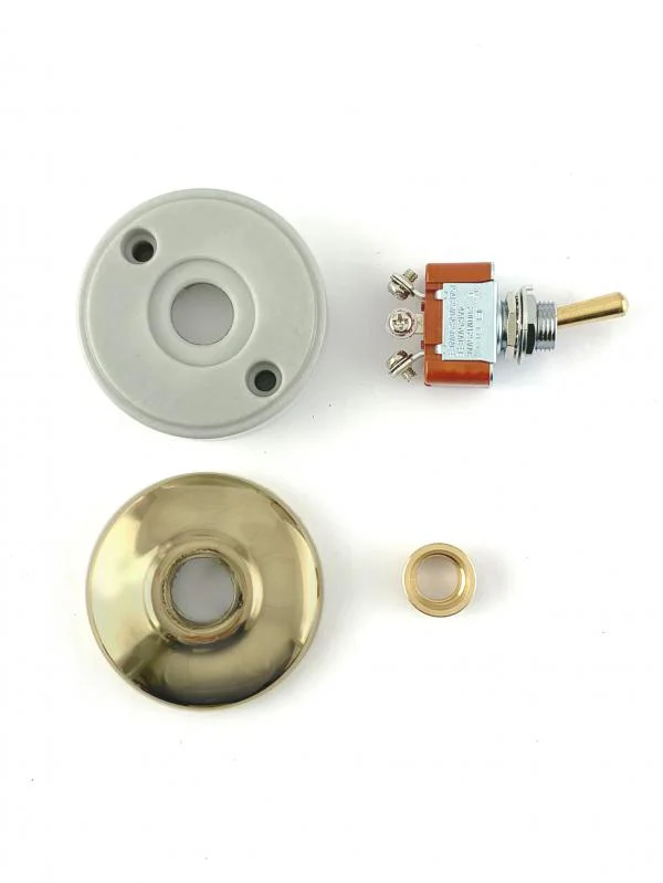 BRASS SWITCH WHITE