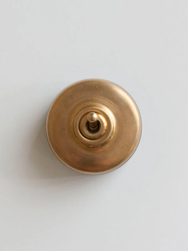 BRASS SWITCH WHITE