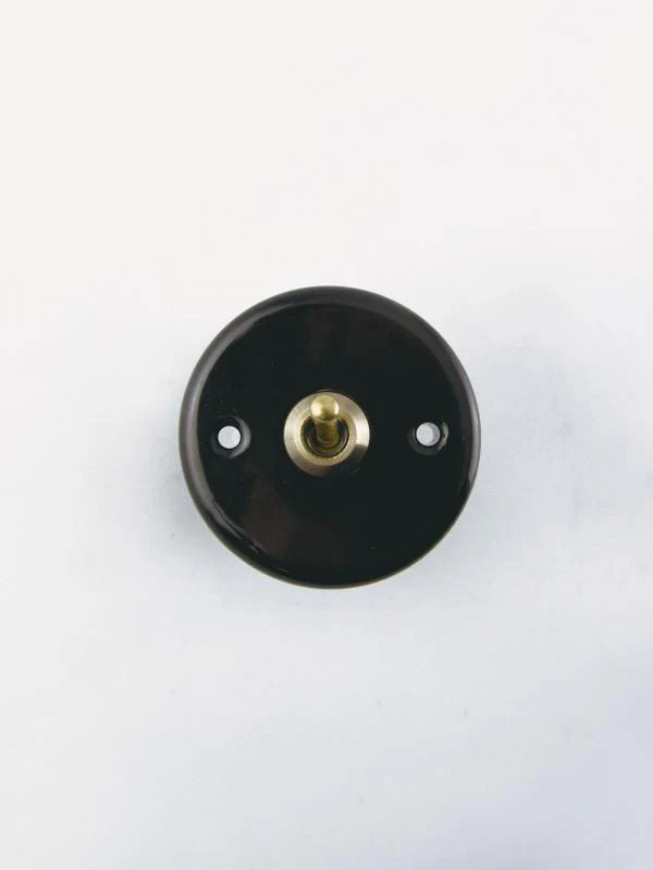 CERAMIC TOGGLE SWITCH BLACK