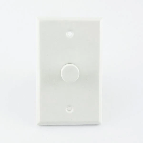 CERAMIC PLATE PUSH SWITCH WHITE