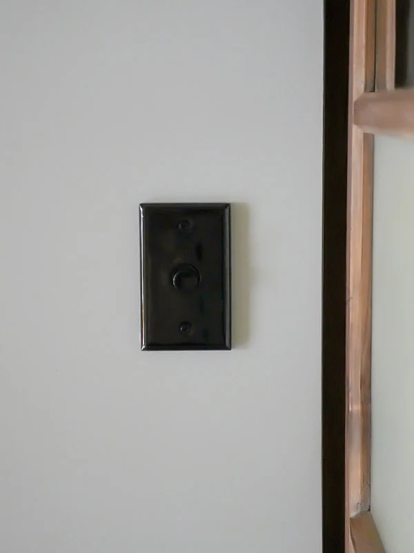 CERAMIC PLATE PUSH SWITCH BLACK