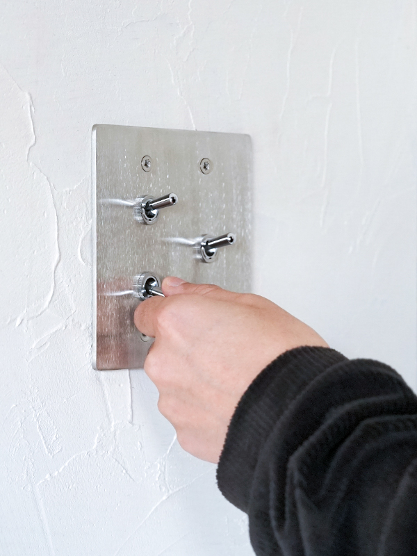 STAINLESS PLATE 3 SWITCHES