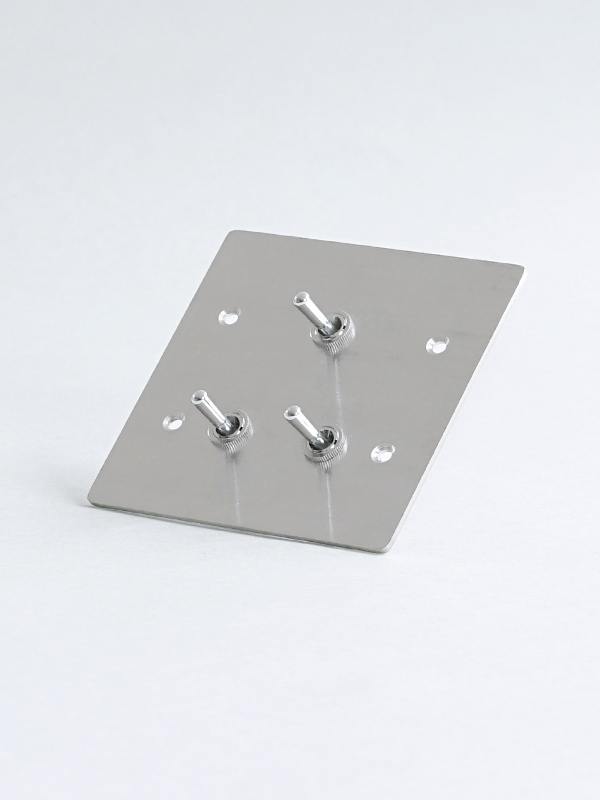 STAINLESS PLATE 3 SWITCHES