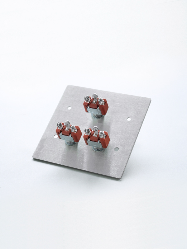 STAINLESS PLATE 3 SWITCHES
