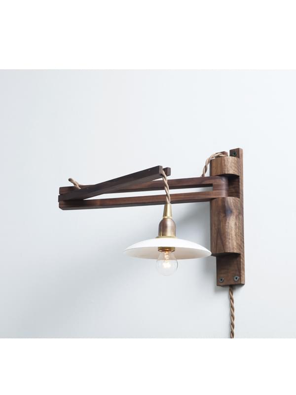 WOOD BRACKET ZIG WALNUT