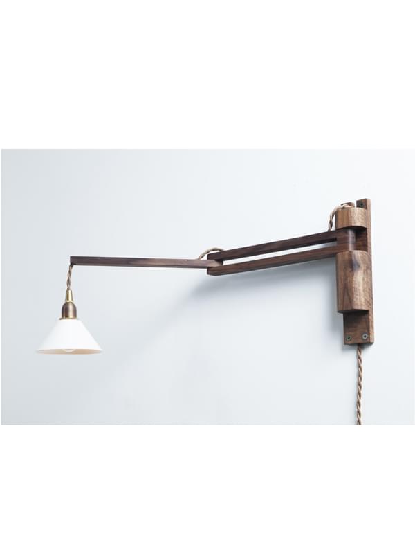 WOOD BRACKET ZIG WALNUT